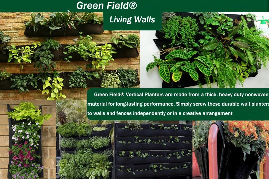 One Pockets Wall Hanging Planter Vertical Garden
